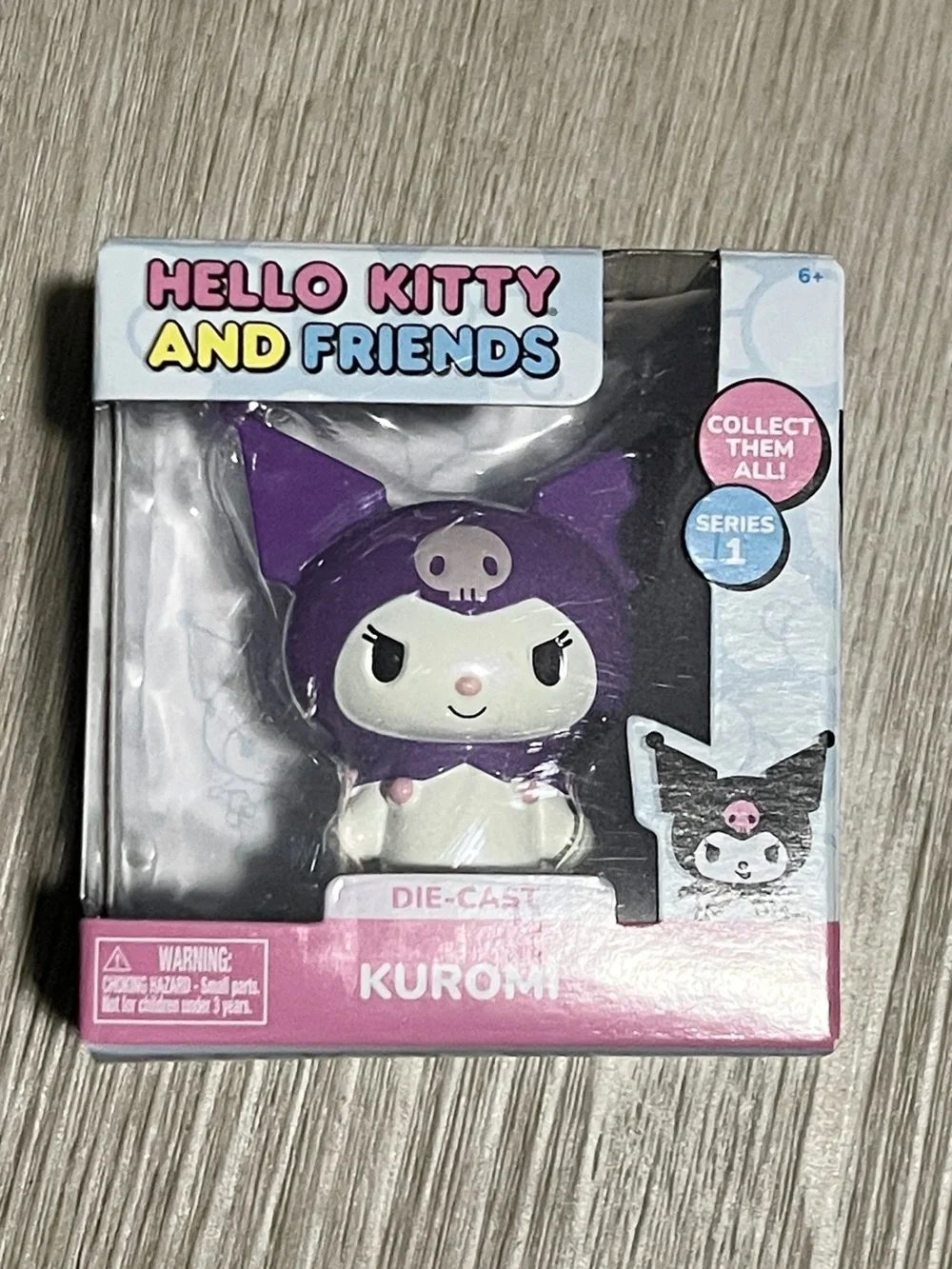 Kuromi Purple Vinyl Figure - Hello Kitty & Friends Die-Cast Collectible